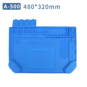 Antistatic ESD Soldering Mat For Bga Rework Station Large Ipad Repair Heat Insulation Mat Pad Small Silicon Mat Thick Soldering