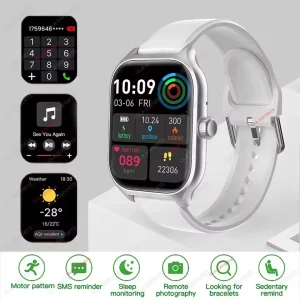 New Smartwatch Dial to Answer Calls Calorie Tracking Heart Rate Blood Oxygen Monitoring Bluetooth Smart Watch for ios Android
