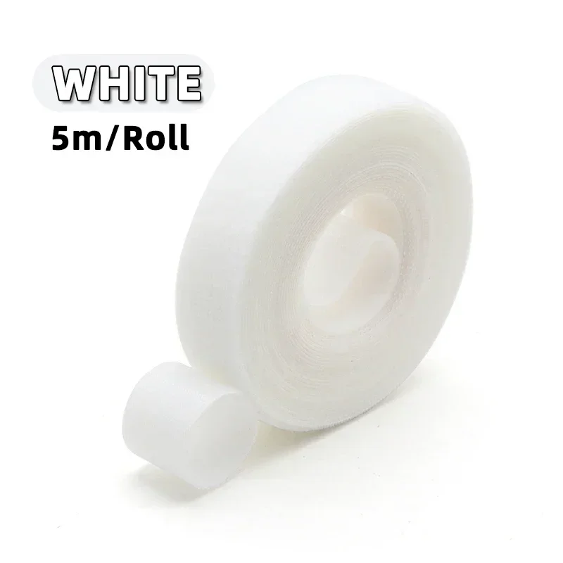 5m/roll Cable Ties Reusable Loop Bundle Self Adhesive Fastener Clip Wire Holder Management DIY Accessories Nylon Strap Organizer - الصورة 17