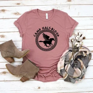 Camp Half Blood T Shirts Fall Training Camp Game Tshirt Halloween Magical Gift Percy Jackson Shirt Unisex T-shirts Harajuku Tees