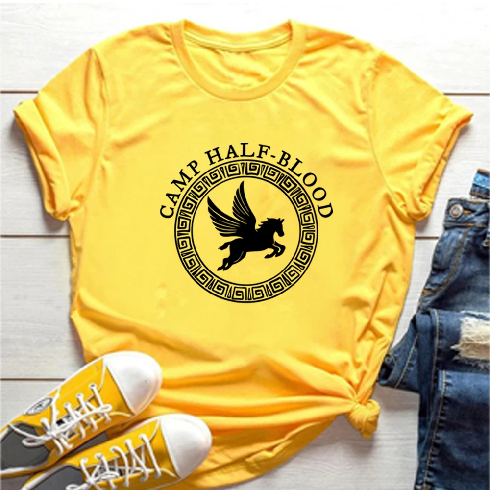 Unisex Camp Half Blood T Shirt Fall Training Camp Game Shirt Aesthetic Percy Jackson Shirts Halloween Magical Gift Harajuku Top - الصورة 8