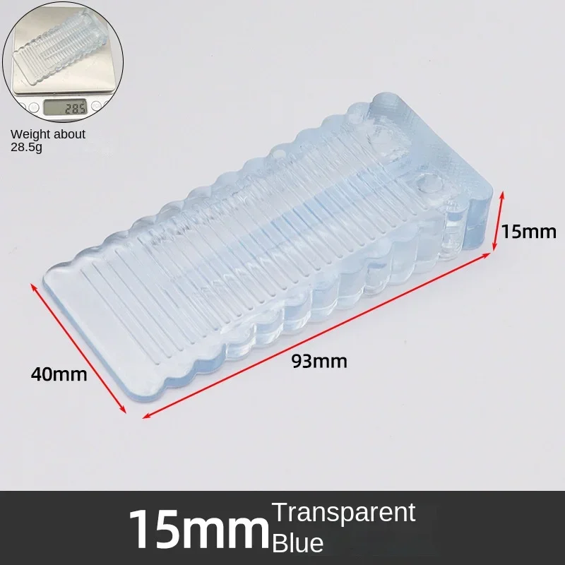 Safety Silicone Door Stop Block Wedge Stop Door Stopper Home Offices Door Rear Retainer Impact Stopper Rubber Stops No Drill - Image 4