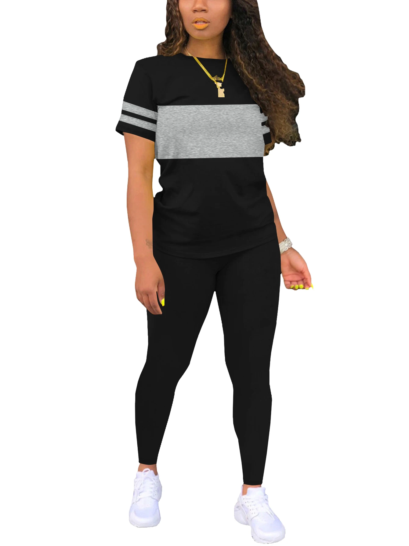 Women's Summer Casual Set Fashionable Comfortable Ensemble Ladies Clothing Outfit - Image 10