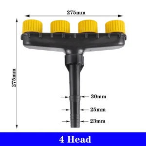 Garden Atomizer Nozzle Agriculture Lawn Park Sprinkler Orchard Farm Irrigation Adjustable Large Flow Watering Tool 3/4/5/6 Way