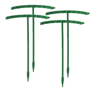 Plastic Plant Support Pile Stand Plant Support Pile for Flowers Greenhouses Arrangement Fixing Rod Holder Garden Tools