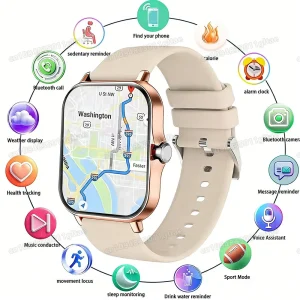 2026 Women Smart Watch Fitness Clock Sports Heart Monitor Smartwatch Bluetooth Call Music Playback 1.83'' Surprise Gift Watches