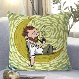 "Van Gogh - Style Impressionist Art Throw Pillow Cover"