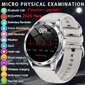 2026 New ECG Health Smart Watch Men Women Blood Pressure Oxygen Health Tracker Smartwatch Bluetooth Smartwatches for Android iOS