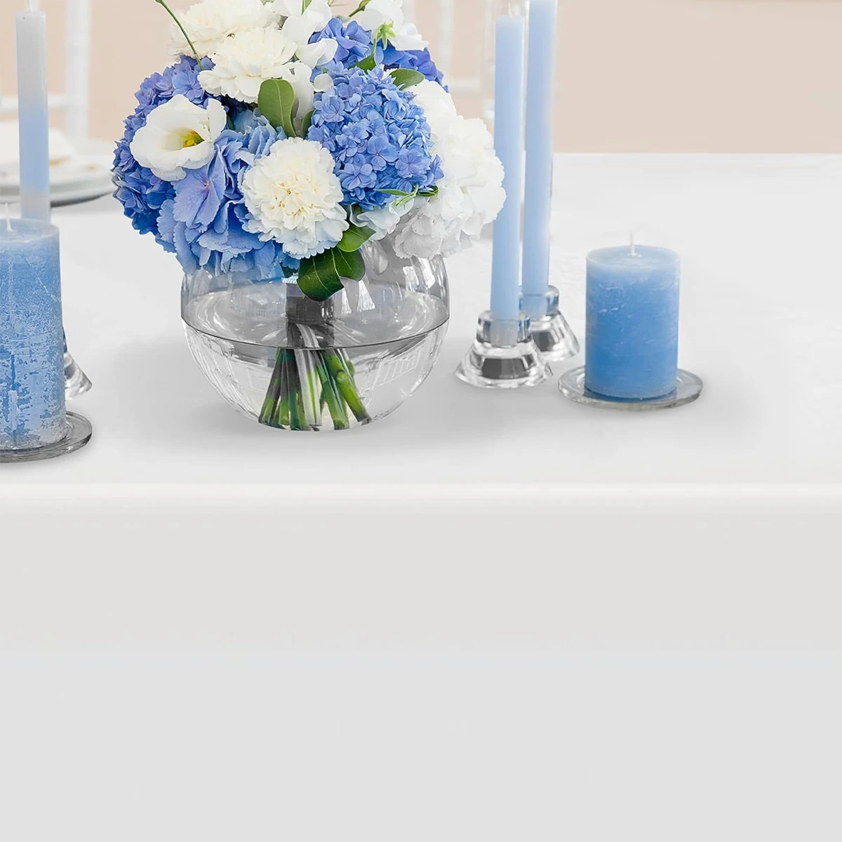 183×137cm Solid White Tablecloth Disposable Plastic Table Covers for Birthday Party Wedding Decoration Home Dinning Table Decor - Image 4