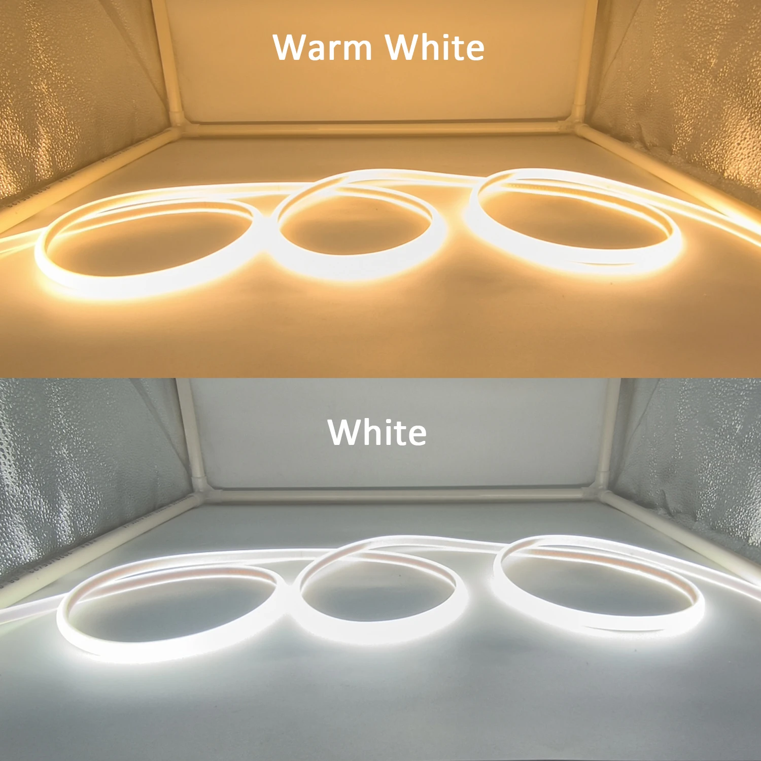 220V Led Strip High Brightness COB LED Strip 220V Flexible Ribbon for Room Bedroom Kitchen Outdoor Garden Lighting - الصورة 3