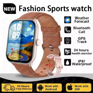 Global Version Watch 5 Men Women AMOLED Screen Heart Rate Bluetooth Call GPS Track Waterproof Sports Smart Watch For Android ios