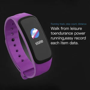 Lenovo Smart Watch C1 Plus 5.3Bluetooth Step Counting Sports Bracelet Fitness Tracker Heart Rate Blood Pressure Sleep Men Women