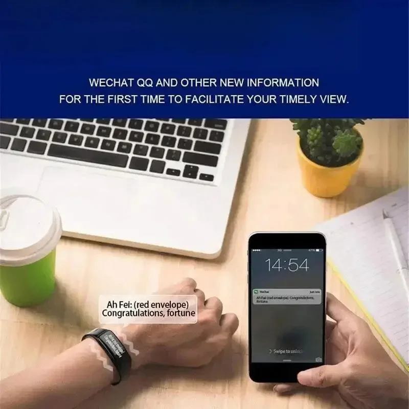 Lenovo Smart Watch Men Women Gifts Bluetooth Step Counting Fitness Tracker Heart Rate Blood Pressure Sports Bracelet Smart Band - الصورة 3