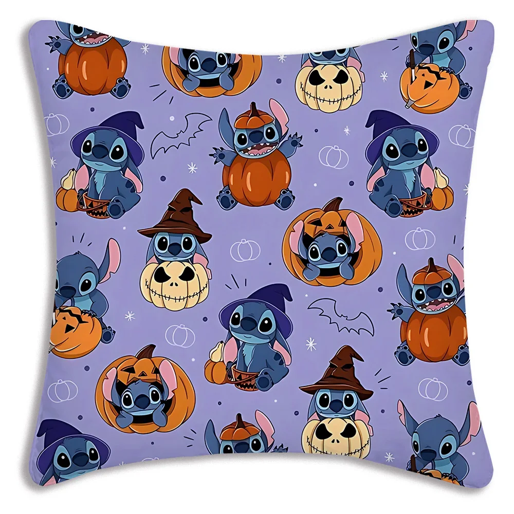 Hot Cartoon Anime S-Stitchs Pillow Covers Cartoon Sofa Decorative Home Double-sided Printing Short Plush Cute Cushion Cover - Image 10