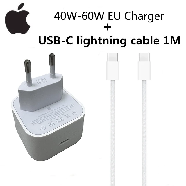 2026 Original 40W-60W USB-C Power Adapter For iphone 17 16 Pro Max Type C fast charger for Apple Cable for iPhone 15 Plus - Image 8