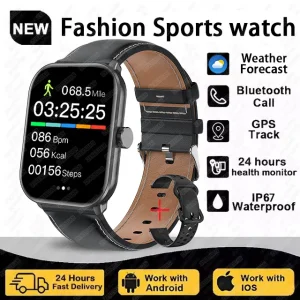 Global Version Watch 5 Men Women AMOLED Screen Heart Rate Bluetooth Call GPS Track Waterproof Sports Smart Watch For Android ios