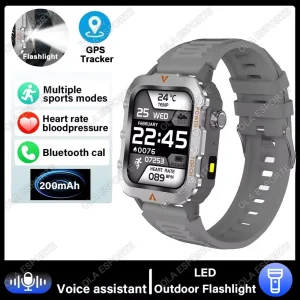 2025 Smartwatch Men Bluetooth Call Heart Rate Health Monitor AI Voice Waterproof Sport GPS Tracker Smart Watches For Android IOS