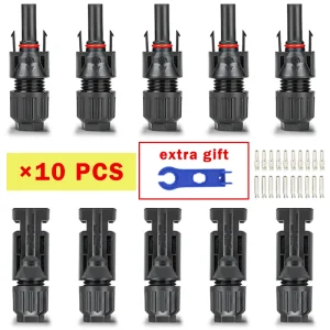 10/20/40/100/200/400Pcs Photovoltaic Solar Connector kit 1000V 30A connectors for solar panels PV/MC 2.5/4/6mm²