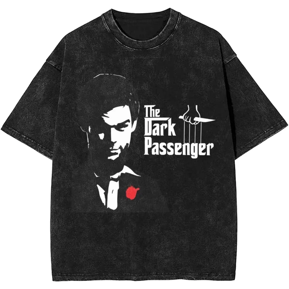 New Dexter Morgan Edition Middle Finger Retro Trendy Vintage Washed T-Shirt Summer Y2K Tops Cotton Men Women Tees Short Sleeve - Image 6