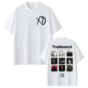 Rapper The Weeknd Xo Album 2025 Graphic T Shirts Women Men's Hip Hop T-shirt Unisex Fashion Harajuku Kawaii T-shirt Y2K Clothing