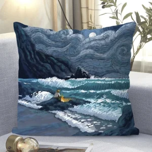 "Van Gogh - Style Impressionist Art Throw Pillow Cover"