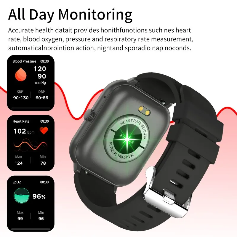LIGE 2024 Bluetooth Call Smart Watch Men Women Full Touch Screen Sports Fitness Watch Man Smart Watches Women Smartwatch - الصورة 4