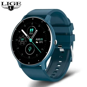 LIGE 2024 Smart Watch Men 1.28" Full Touch Bracelet Fitness Tracker Sports Watches Bluetooth Call Smart Clock Women Smartwatch