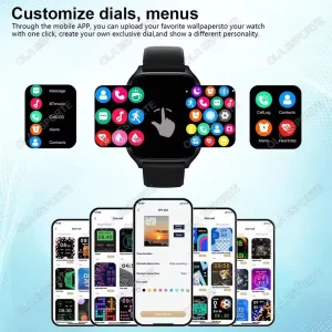 New Smartwatch Dial to Answer Calls Calorie Tracking Heart Rate Blood Oxygen Monitoring Bluetooth Smart Watch for ios Android