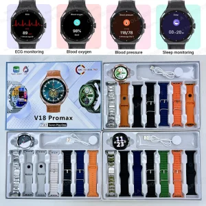 Smart Watch BT Call GPS Sport Tracker Blood Pressure Sleep Monitor Custom Dial Wireless Charging SmartWatch 2025 For Men Women