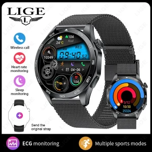 2026 New ECG Health Smart Watch Men Women Blood Pressure Oxygen Health Tracker Smartwatch Bluetooth Smartwatches for Android iOS