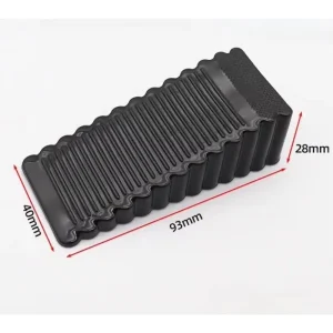 Front Door Stopper: Anti-collision, Movable Rubber Doorstop for Household Use.  Wedge-shaped Hardware for Home Applications