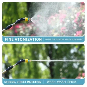 Automatic Garden Watering Spray Gun Electric Sprayer Nozzle Sprinkler Garden Plant Mister Watering Spray Gun Irrigation Tool