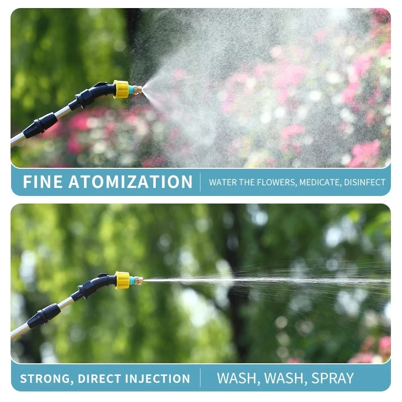 Automatic Garden Watering Spray Gun Electric Sprayer Nozzle Sprinkler Garden Plant Mister Watering Spray Gun Irrigation Tool - الصورة 2