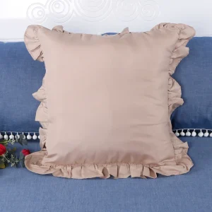 1-Pack Pillowcases with Ruffles (No Pillow Core ) , Farmhouse French Shabby Romantic Chic Pillow Cover for Bedding