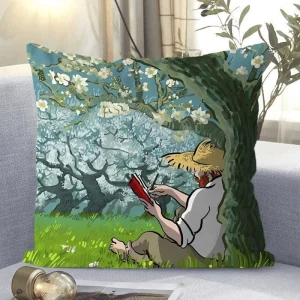 "Van Gogh - Style Impressionist Art Throw Pillow Cover"
