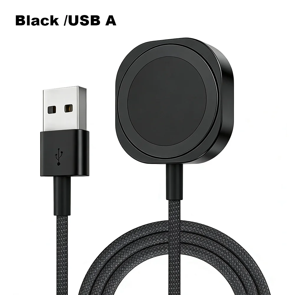 New Magnetic Wireless USB A Fast Charger Type C Charging Cable For Apple Watch Series 10 9 8 7 6 5 4 3 2 1 Ultra Edition iWatch - الصورة 7