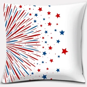 American Independence Day Series LOVE USA Printed Square Home Decoration Pillowcase Cojines Decorativos Para Sofá Akcesoria Kuch