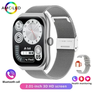 2026 New Bluetooth Call Smart Watch Women Customisable Dials Waterproof Sports Fitness Tracker Fashion Ladies' Smartwatch+Box