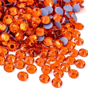 BOBOHOO Multi-color SS6-SS30 Glass Crystal Hot Fix Rhinestones Flatback Iron On Stone For DIY Nail Art Fabric Clothes Decoration