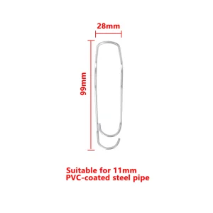 Plant Trellis Steel Clip Garden Orchard 8/11/16/20mm Pipe Flower Vegetable Fruit Vine Climbing Support Buckle 10/20/50/100Pcs