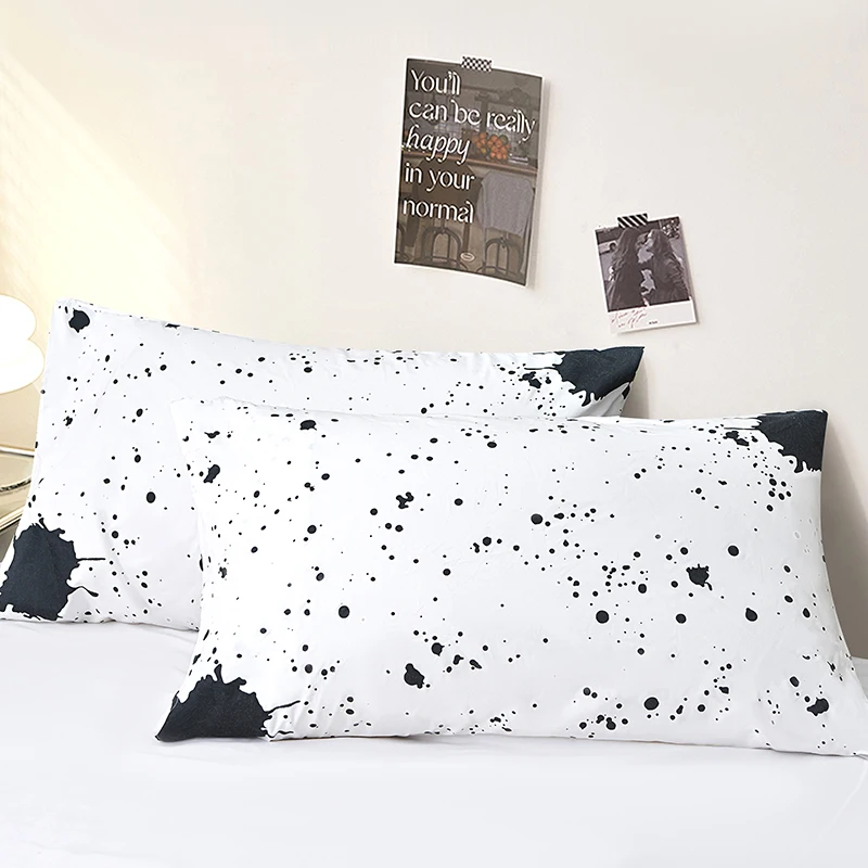 Printed Pillow Cover 2pcs Pillowcase 48x74cm Pillow Sham for Home Bed Pillowslip Rectangle Cushion Cover funda almohada - الصورة 24