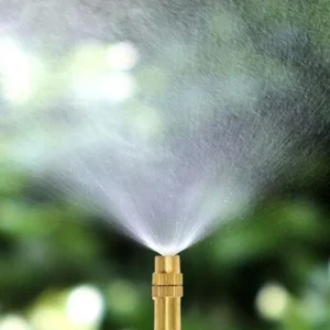 5pcs Adjustable Copper Mist Nozzle Garden Sprayer Nozzle Greenhouse Lawn Water Sprinkler