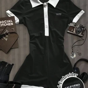 Casual and simple lapel women's jumpsuit, sleeveless, elegant and sexy lapel waist-hugging short jumpsuit