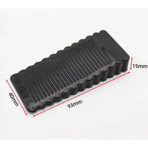 Front Door Stopper: Anti-collision, Movable Rubber Doorstop for Household Use.  Wedge-shaped Hardware for Home Applications