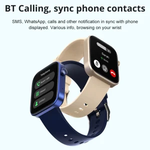 COLMI P71 Smartwatch for Men And Women with Voice Calling Health Monitoring IP68 Waterproof Smart Notifications Voice Assistant