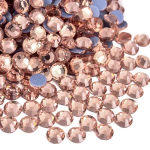 BOBOHOO Multi-color SS6-SS30 Glass Crystal Hot Fix Rhinestones Flatback Iron On Stone For DIY Nail Art Fabric Clothes Decoration