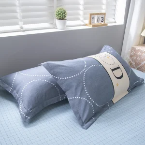 Simple plaid geometric pattern envelope rectangular pillowcases 2PCS 48x74cm pillow Cover for bedroom adult pillow case for bed