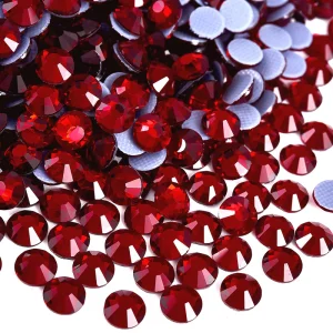 BOBOHOO Multi-color SS6-SS30 Glass Crystal Hot Fix Rhinestones Flatback Iron On Stone For DIY Nail Art Fabric Clothes Decoration