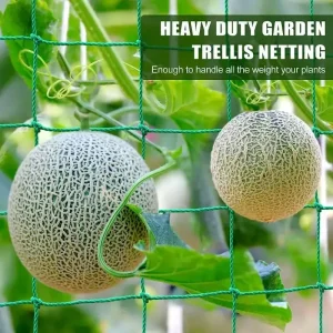Hi-quality Nylon Garden Netting Loofah Morning Glory Flowers Vine Plants Climbing Net Cucumber Vine Grow Holder Brackets