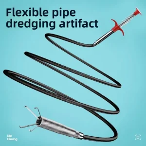 Pipe Unblocker Uncover Pipes Heavy Duty Four Jaw Opener Manual Clamping Drain Cleaner Telescopic Sewer Dredging Tool
